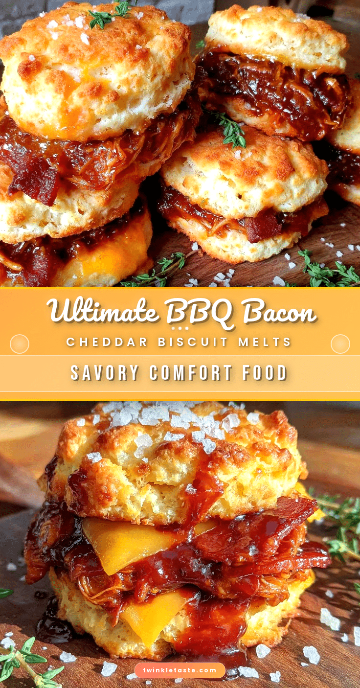BBQ Bacon Cheddar Biscuit Melts recipe