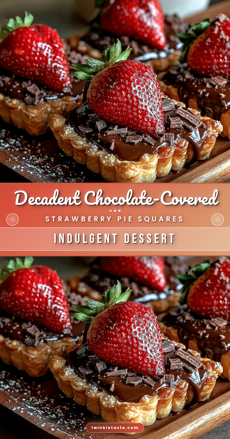 chocolate-covered strawberry pie squares recipe