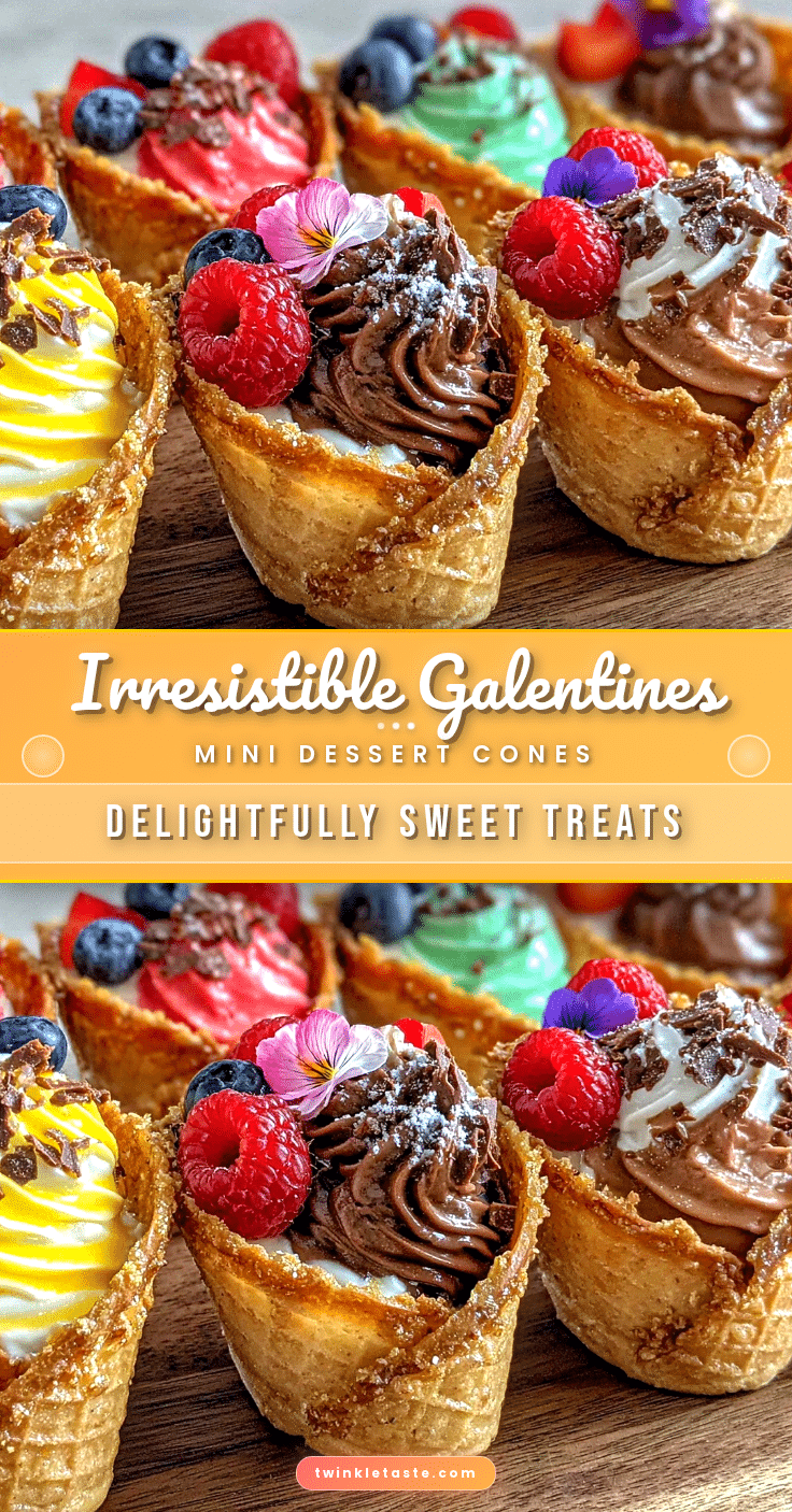 Galentine’s Mini Dessert Cone Tray recipe