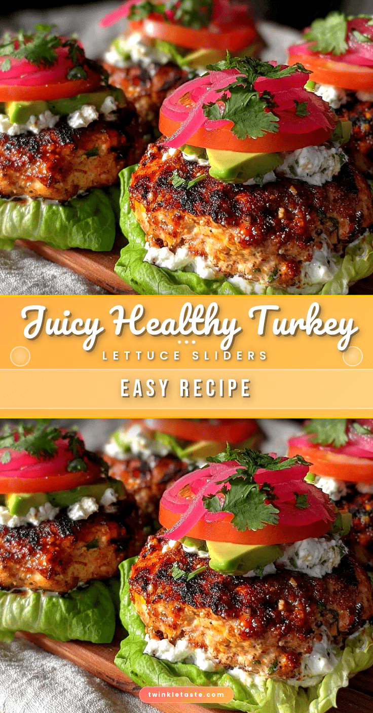 healthy turkey burger lettuce sliders recipe