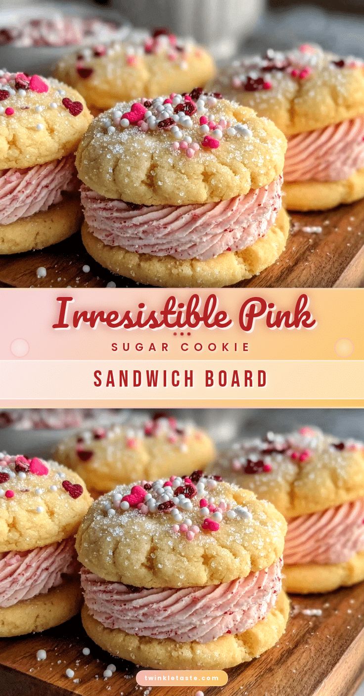 pink sugar cookie sandwich board recipe