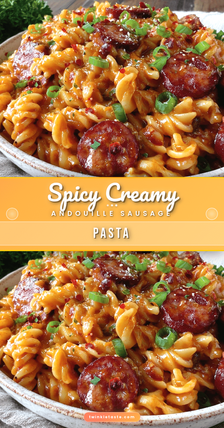 andouille sausage pasta cajun style recipe