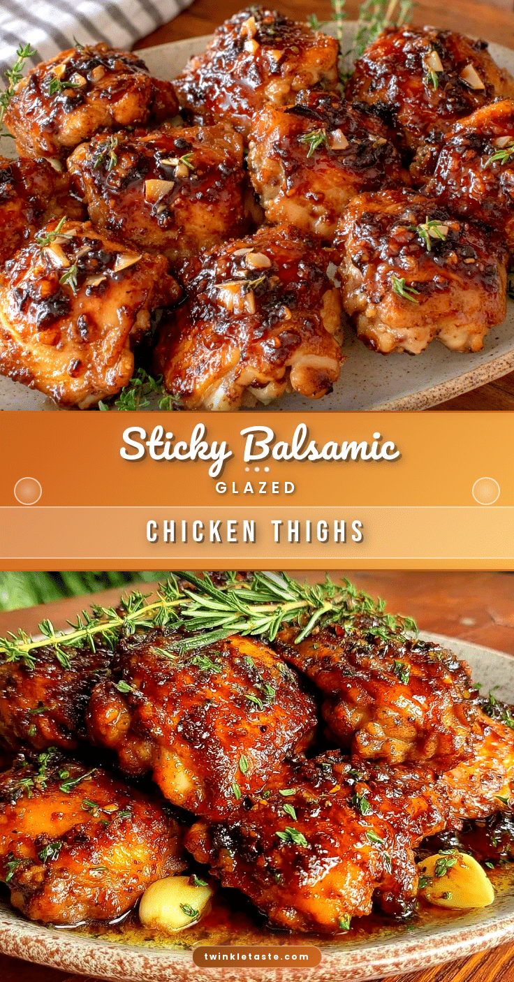 balsamic glazed chicken thighs recipe