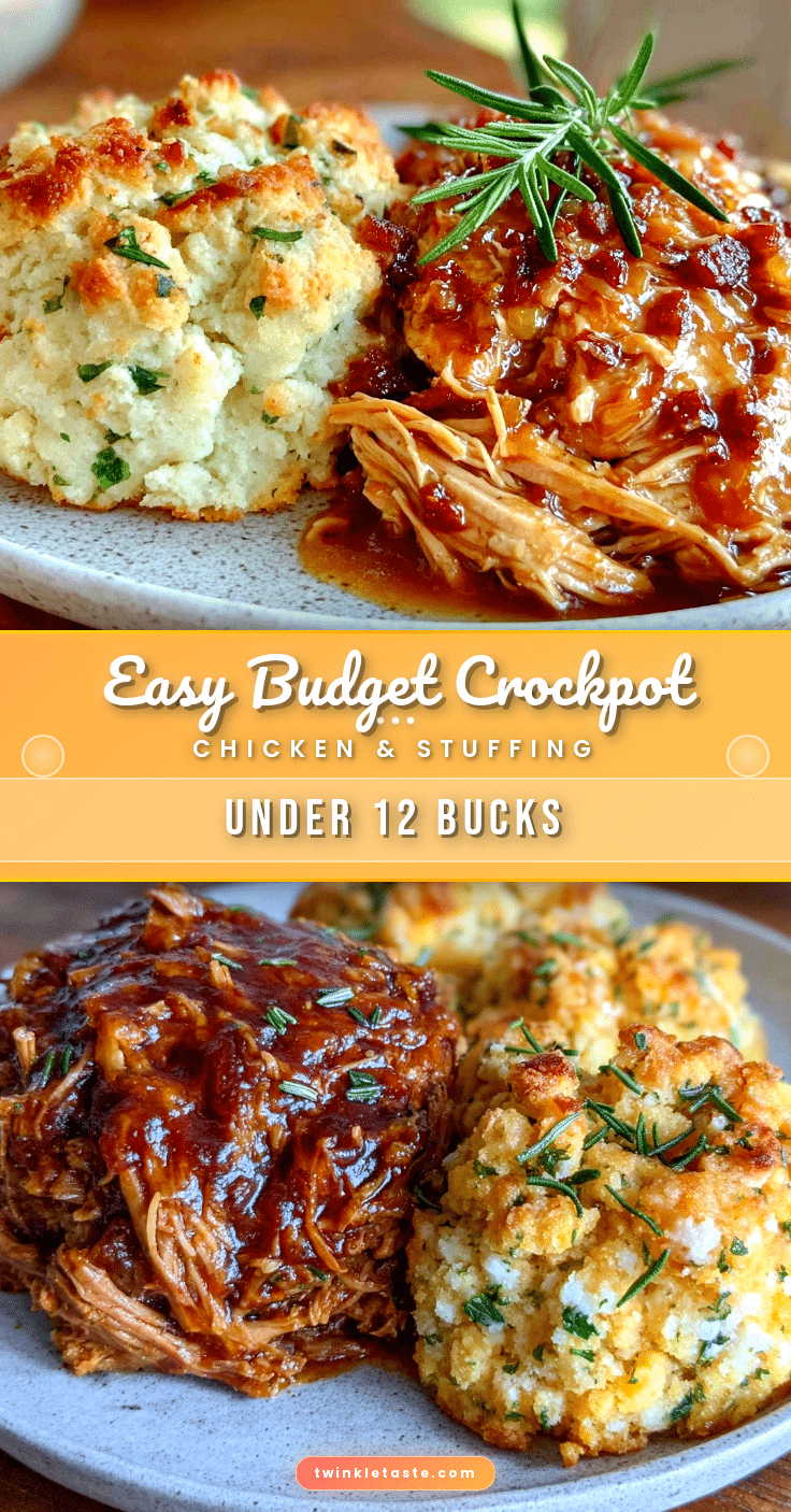 budget crockpot chicken and stuffing recipe