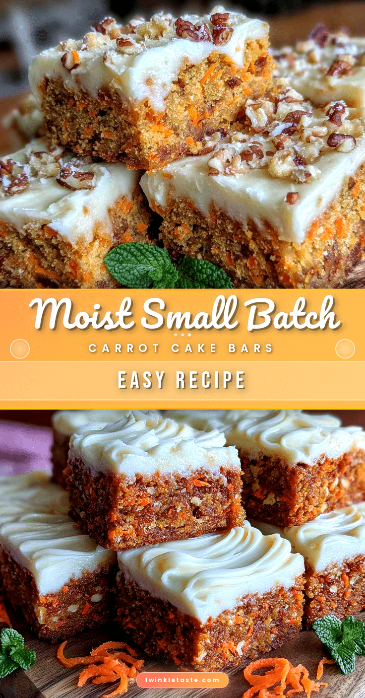 carrot cake bars recipe