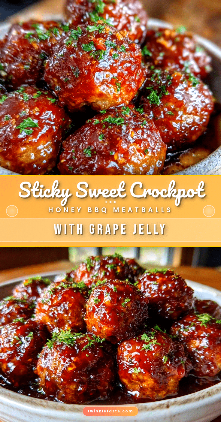 cozy crockpot honey bbq meatballs recipe