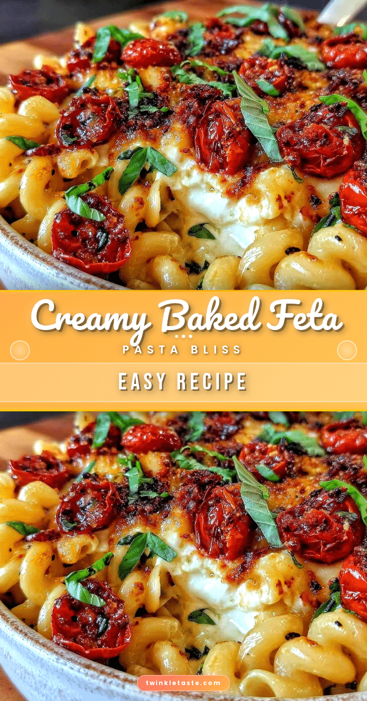 creamy baked feta pasta recipe