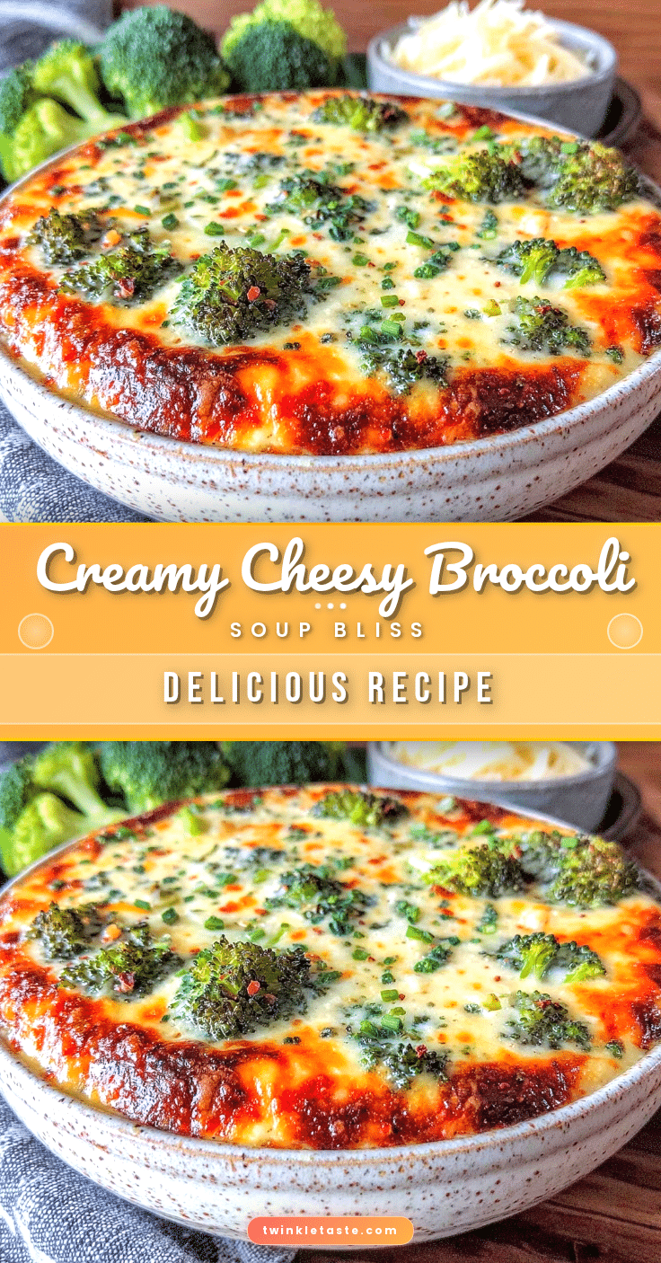 creamy broccoli cheese soup recipe
