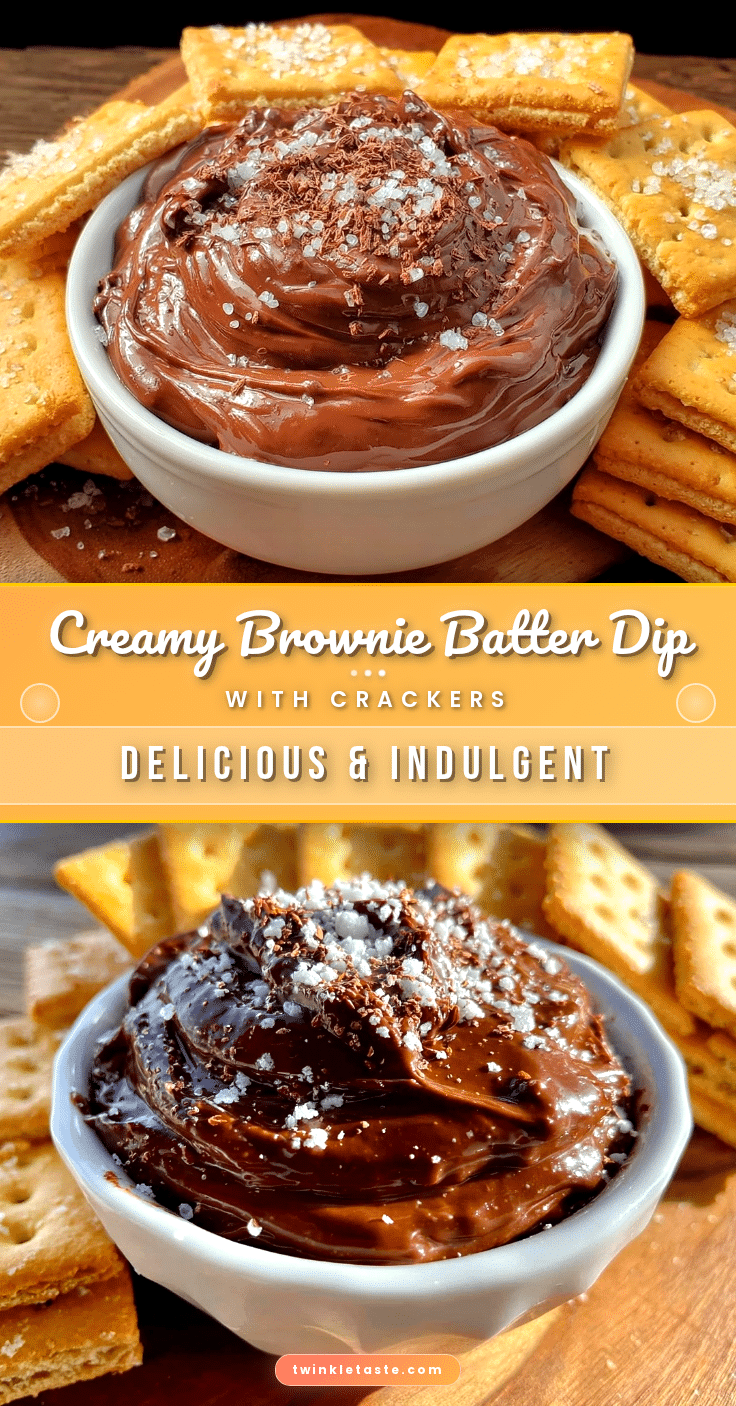 creamy brownie batter dip recipe