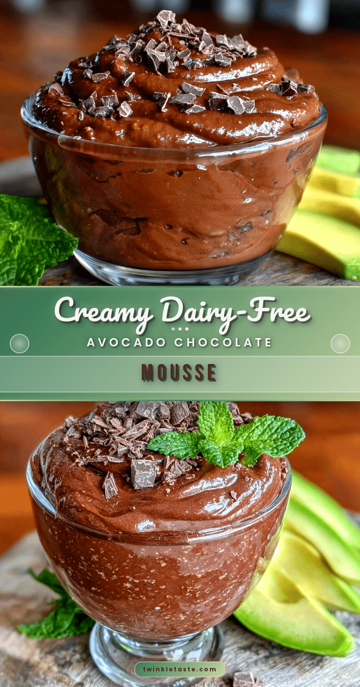 creamy dairy-free chocolate mousse recipe