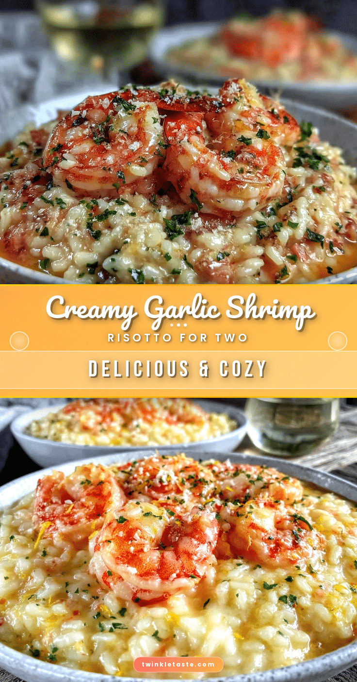 creamy garlic shrimp risotto recipe