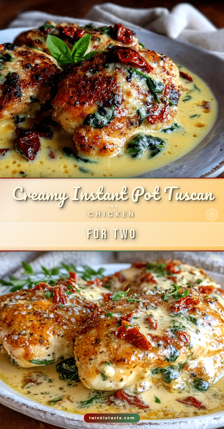 creamy instant pot tuscan chicken recipe