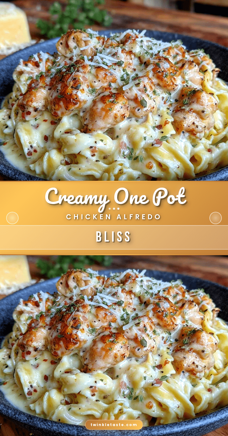 creamy one pot chicken alfredo recipe