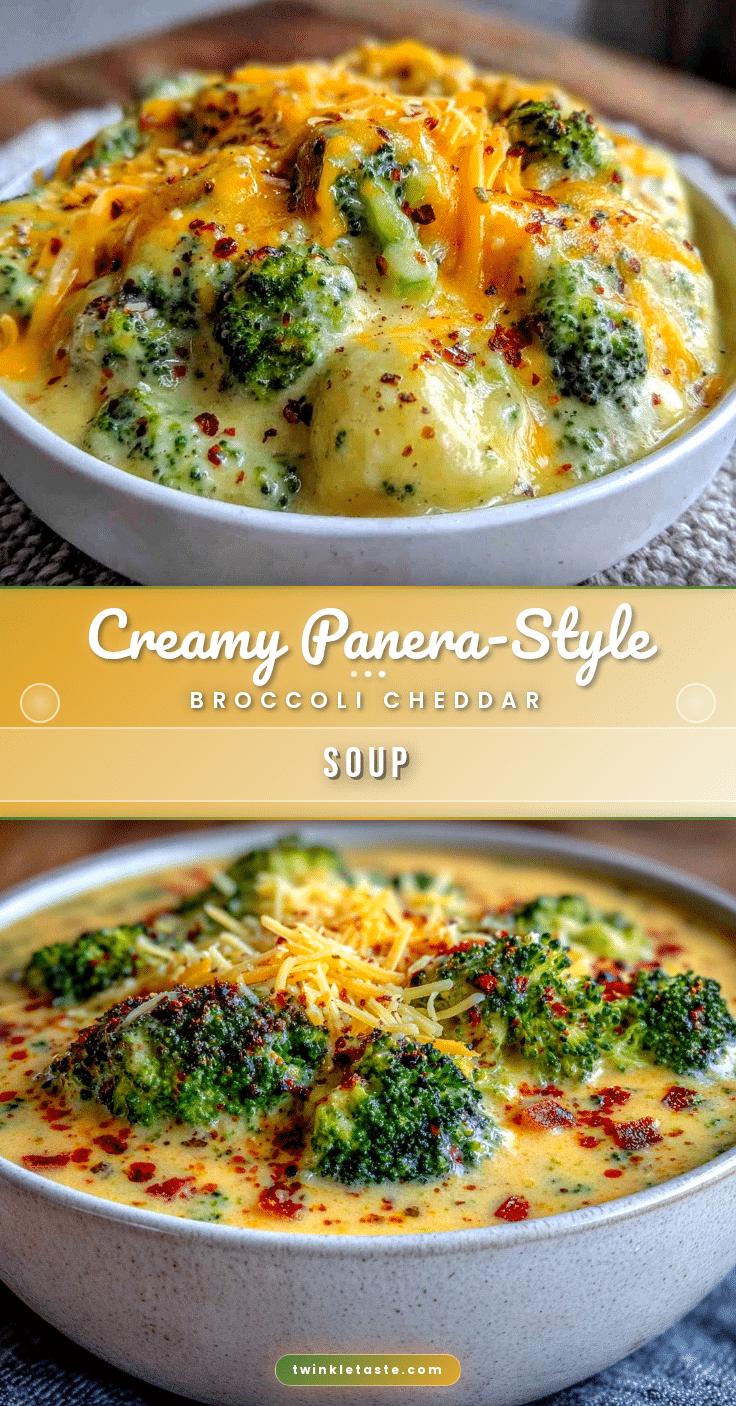 creamy Panera broccoli cheddar soup recipe recipe