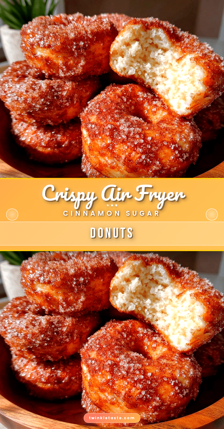 crispy air fryer cinnamon sugar donuts recipe