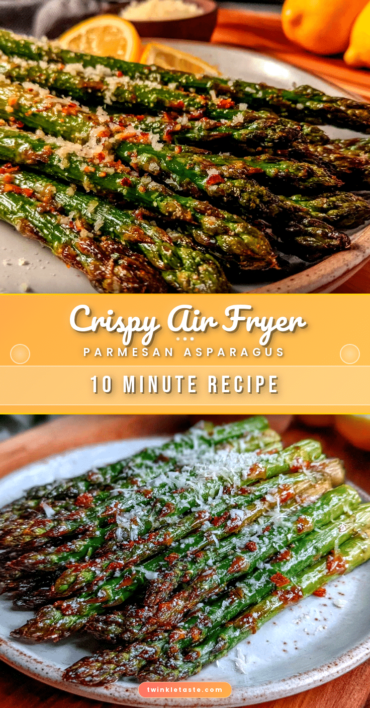 crispy air fryer roasted asparagus recipe
