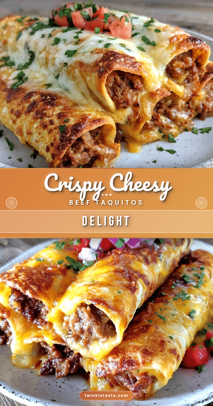 crispy cheesy beef taquitos recipe