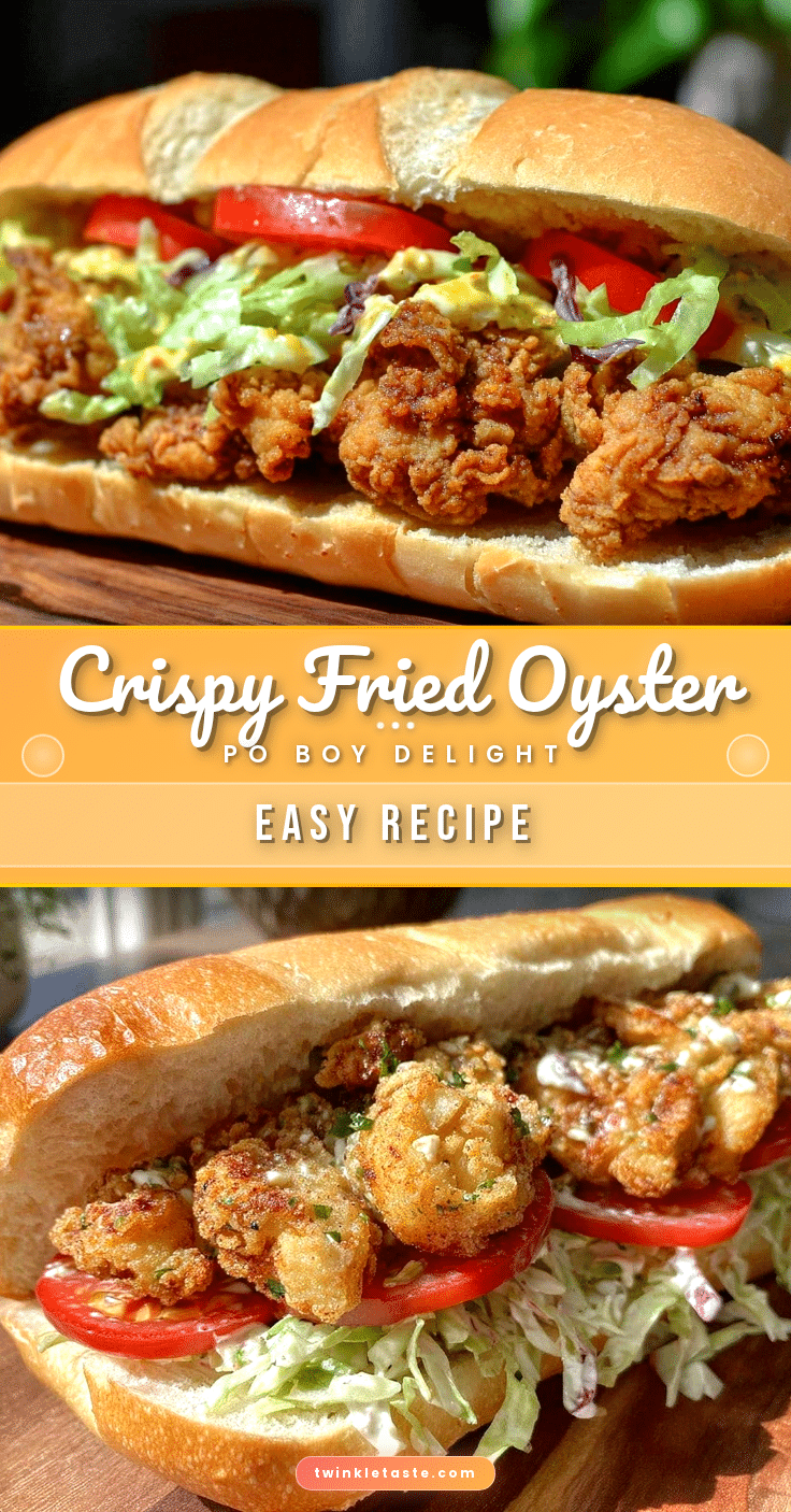 crispy oyster po boy recipe