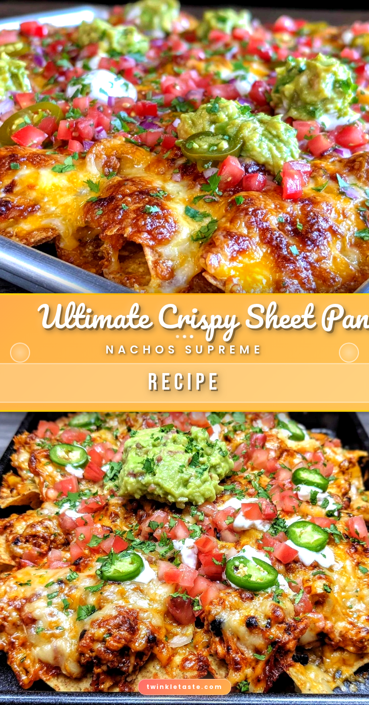 crispy sheet pan nachos supreme recipe