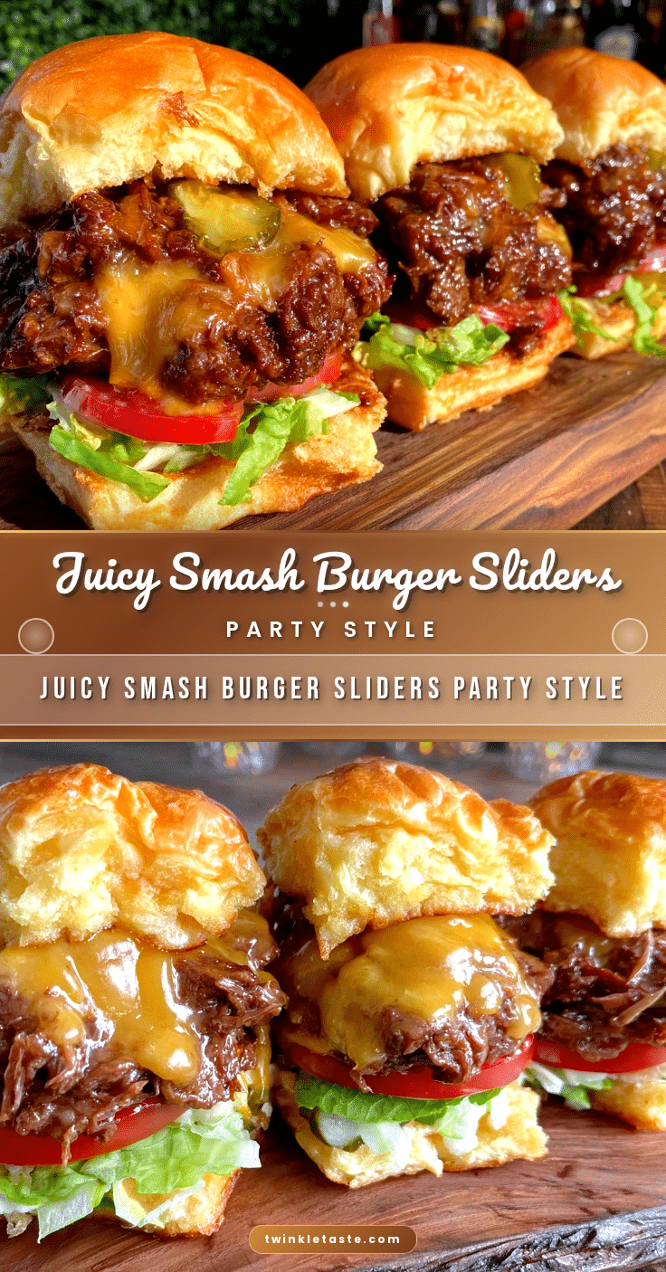 crispy smash burger sliders recipe