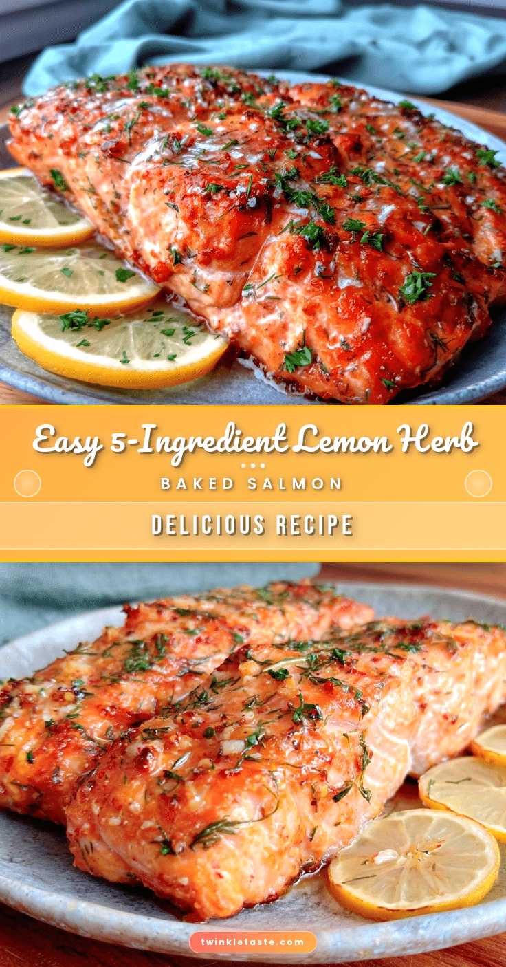 easy 5-ingredient baked salmon recipe