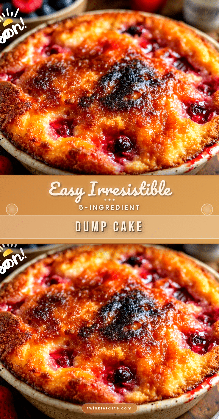 easy 5-ingredient dump cake recipe recipe