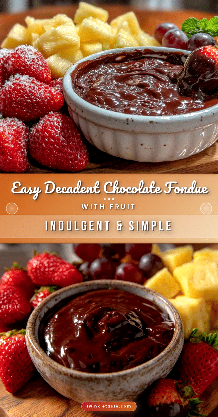 easy budget-friendly chocolate fondue recipe