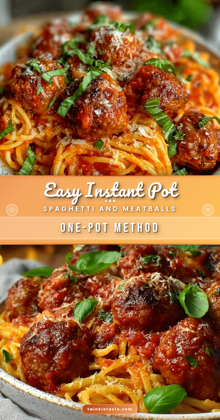 easy instant pot spaghetti and meatballs recipe