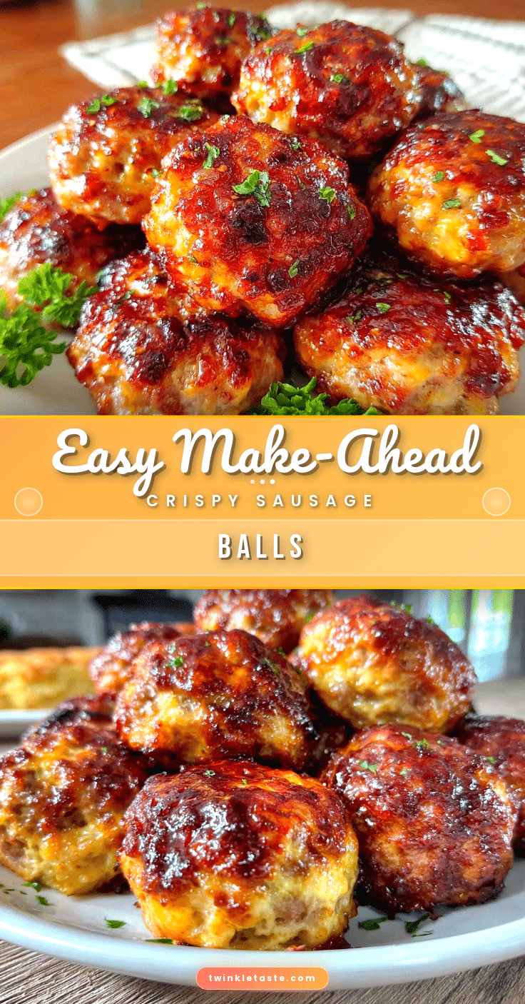 easy make-ahead crispy breakfast sausage balls recipe