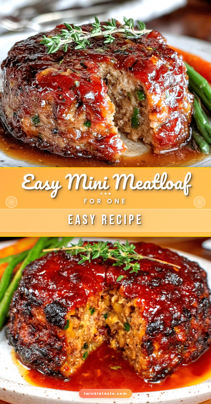 easy mini meatloaf for one recipe