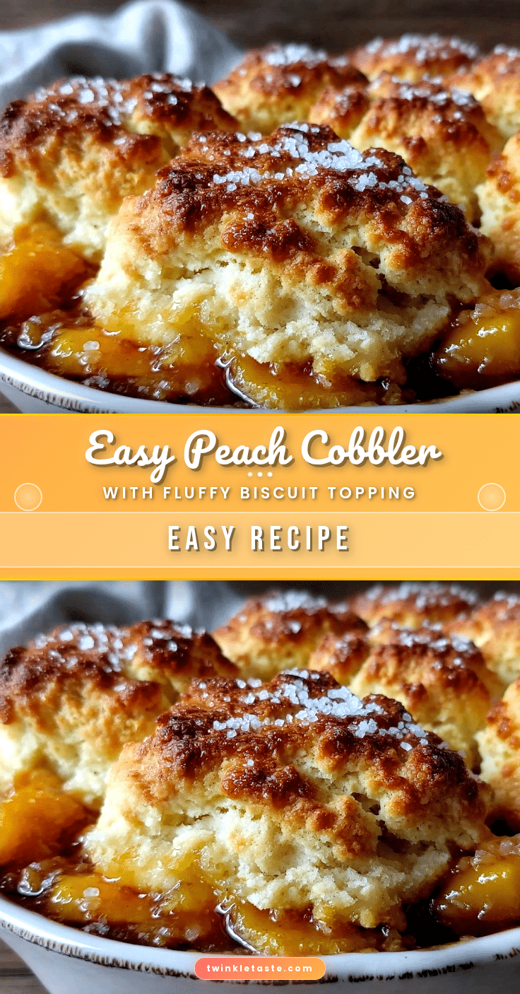 easy peach cobbler recipe
