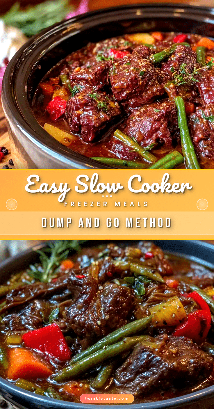 easy slow cooker freezer meals recipe