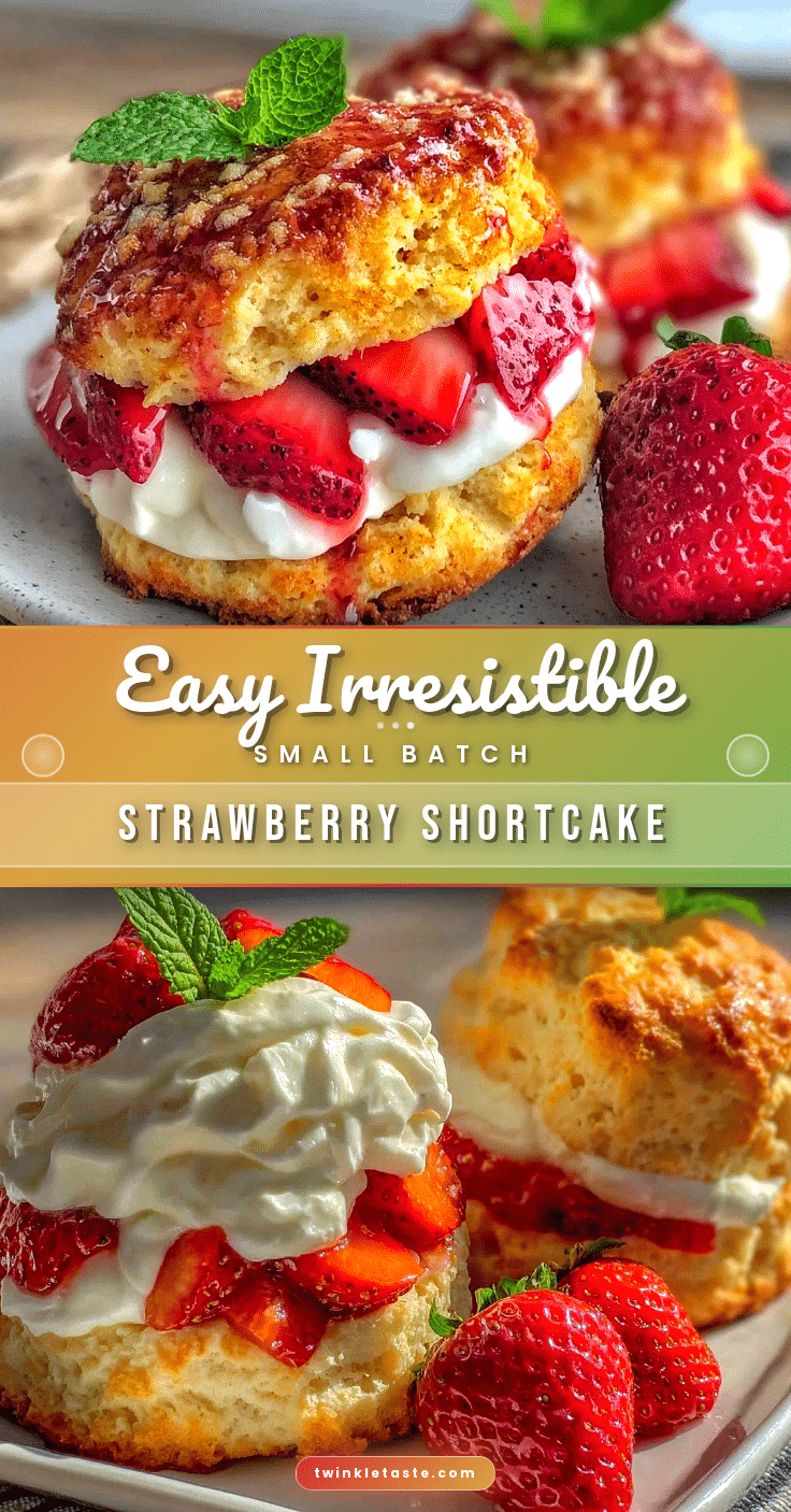 easy small batch strawberry shortcake recipe