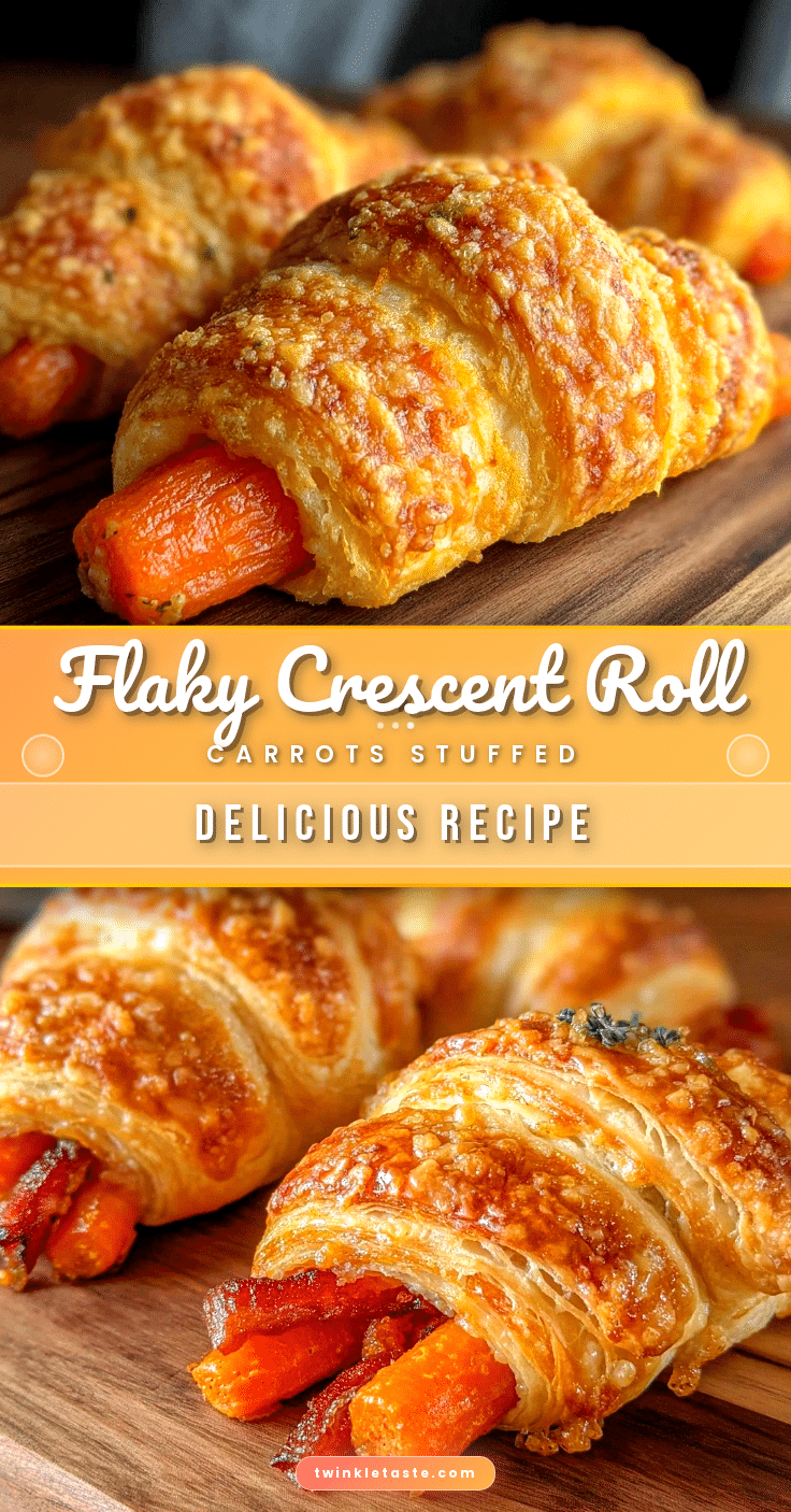 flaky crescent roll carrots recipe