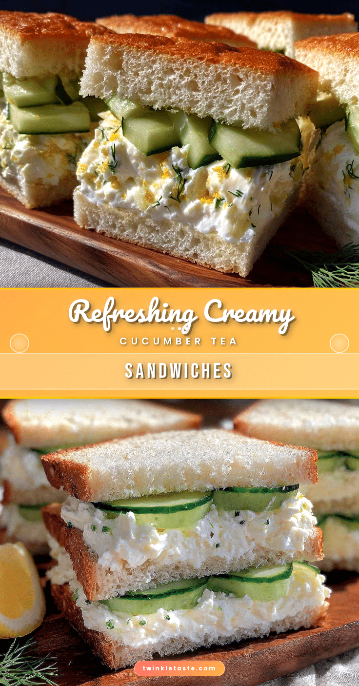 fresh cucumber sandwiches recipe