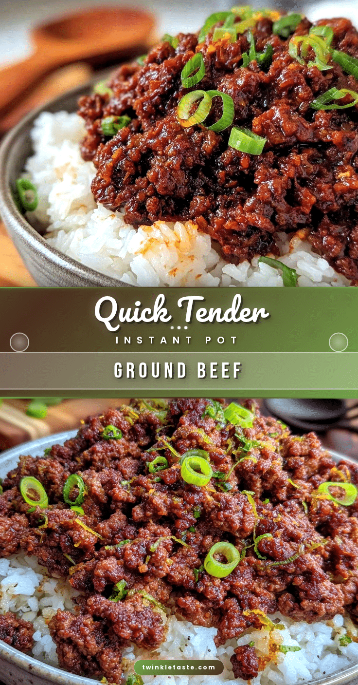 instant pot ground beef from frozen recipe