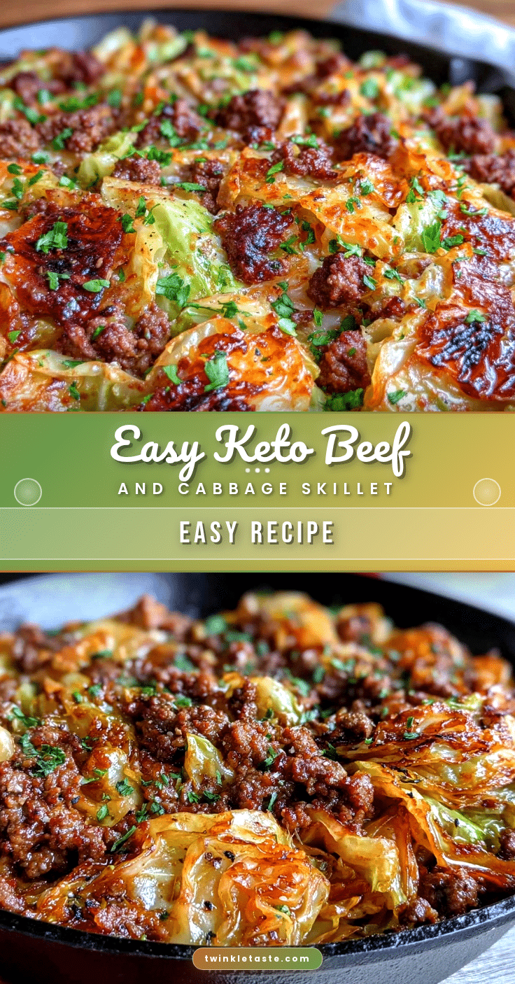 keto beef and cabbage skillet recipe