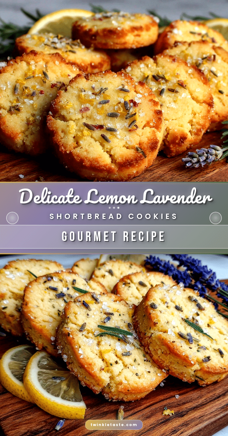 lemon lavender shortbread cookies recipe
