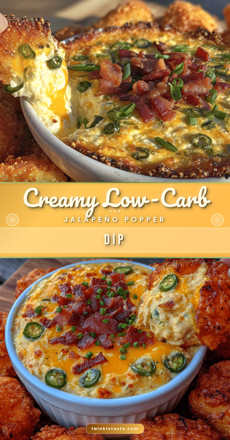 low-carb jalapeño popper dip recipe