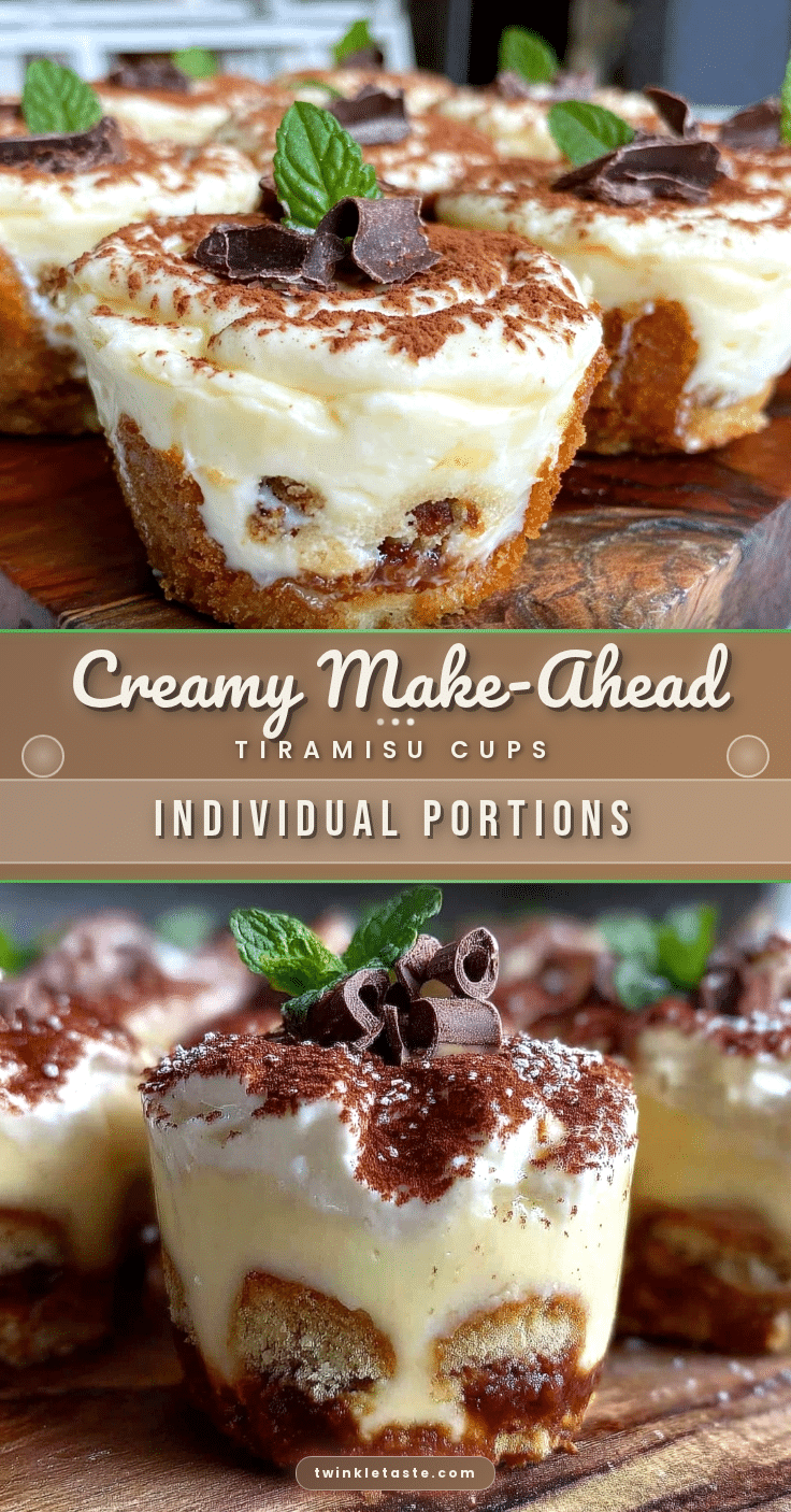 make-ahead tiramisu cups recipe