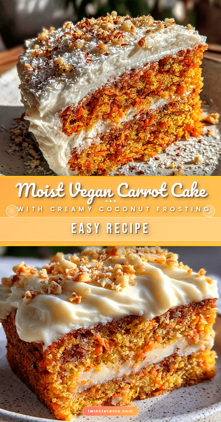 moist vegan carrot cake recipe