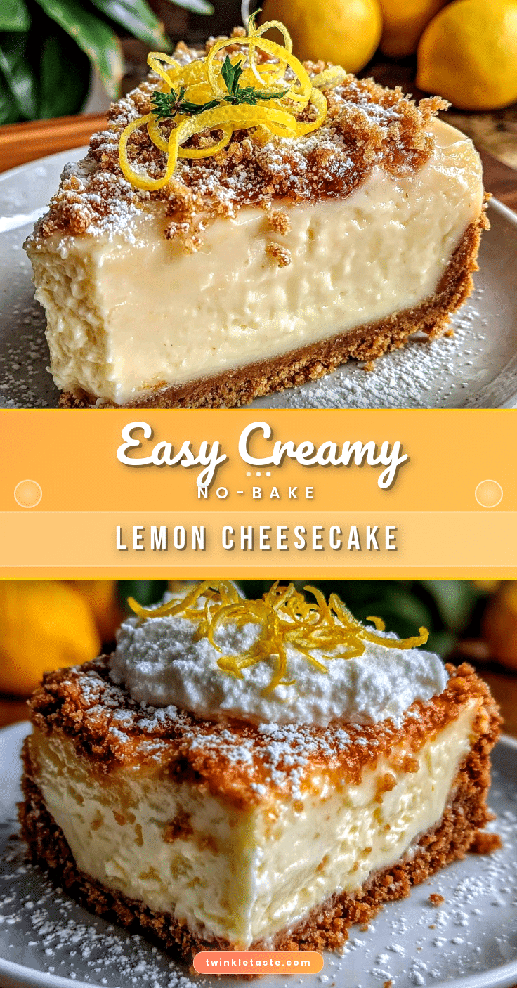 no bake lemon cheesecake recipe