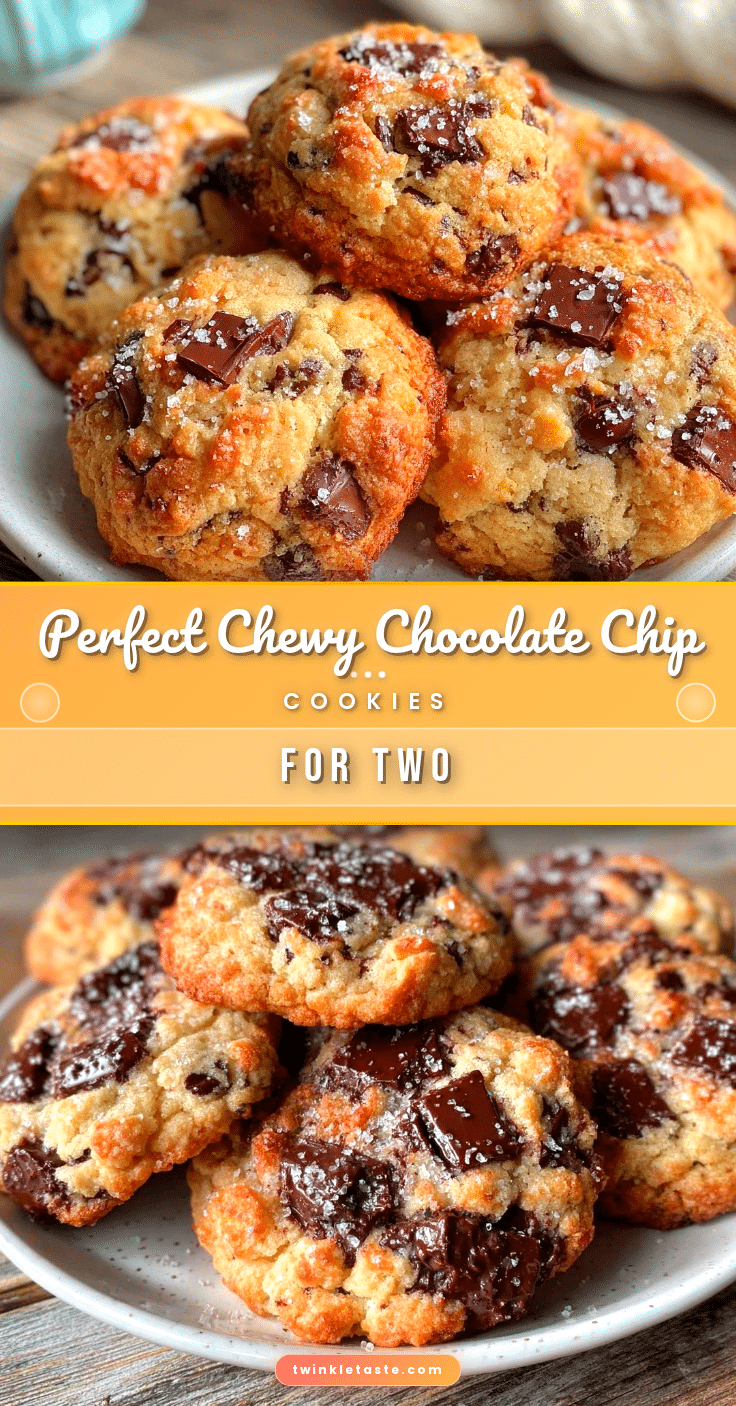 perfect chewy chocolate chip cookies for two recipe