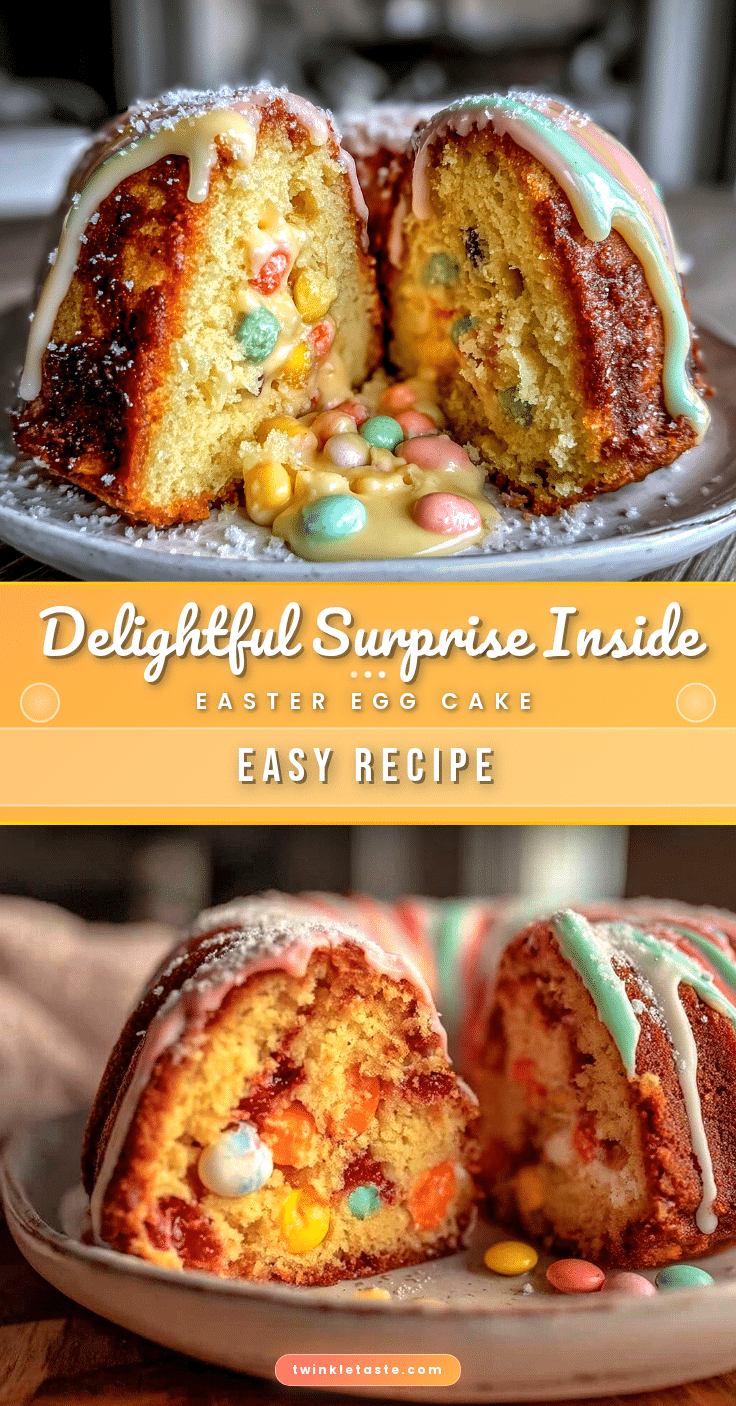 Perfect Surprise Inside Easter Egg Cake recipe
