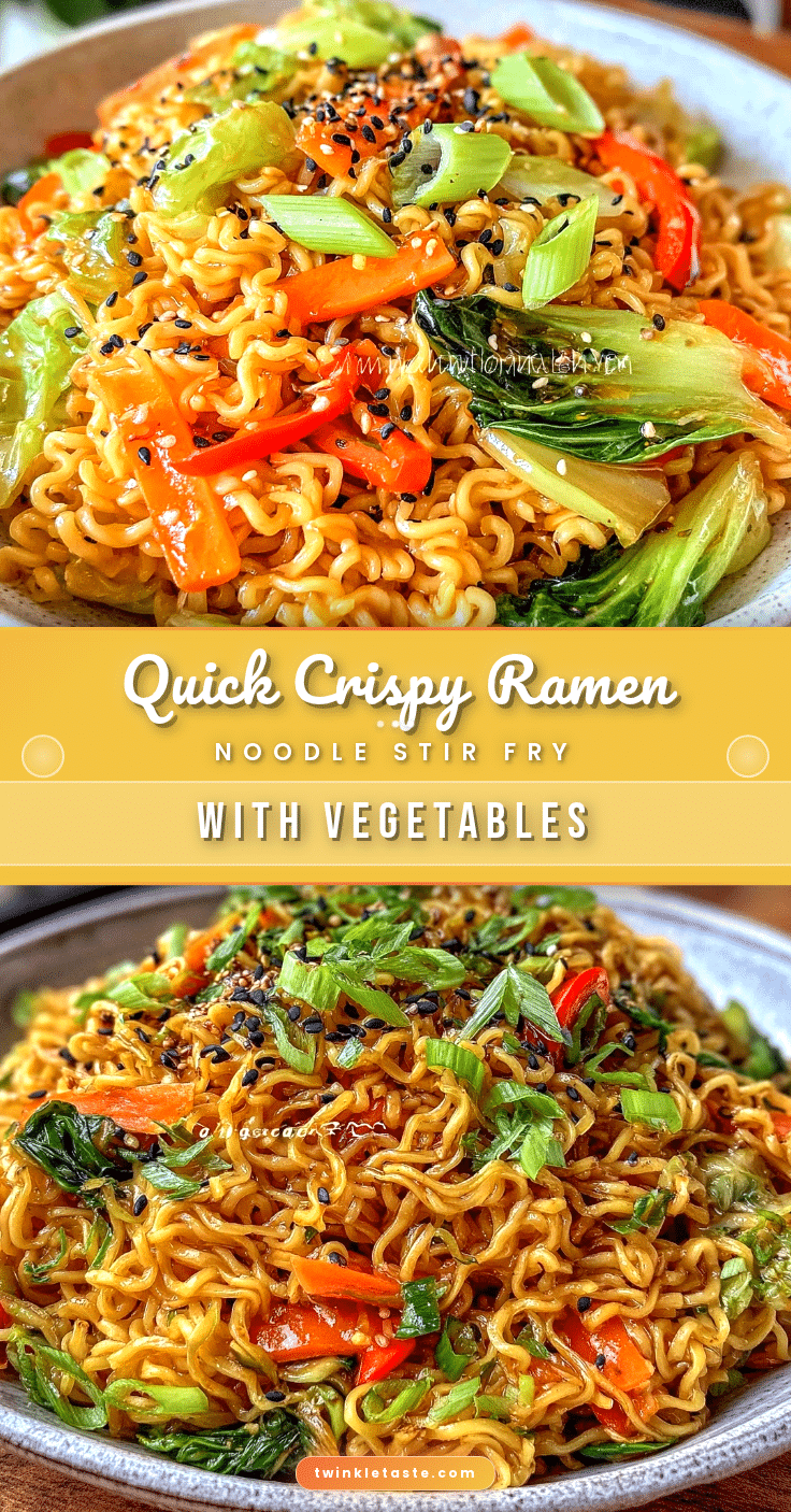 quick crispy ramen noodle stir fry recipe