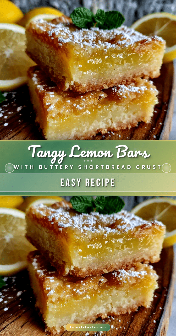 tangy lemon bars recipe