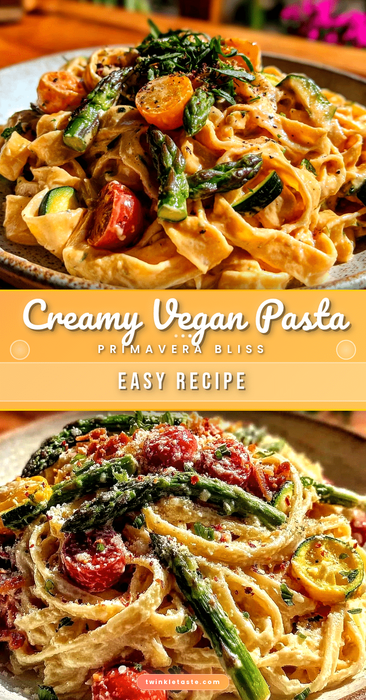 vegan pasta primavera recipe