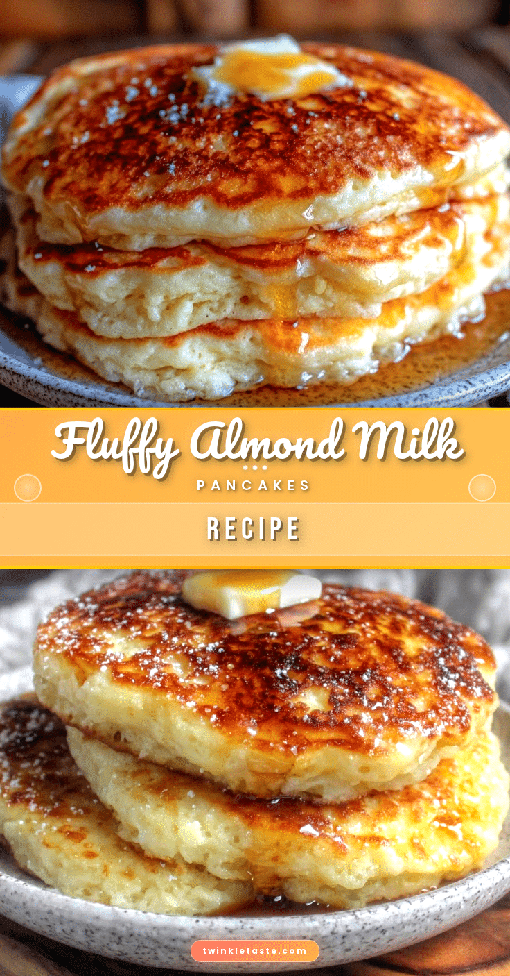 almond milk pancakes recipe