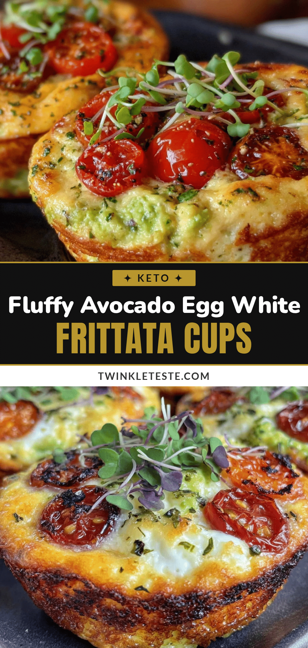avocado egg white frittata cups recipe