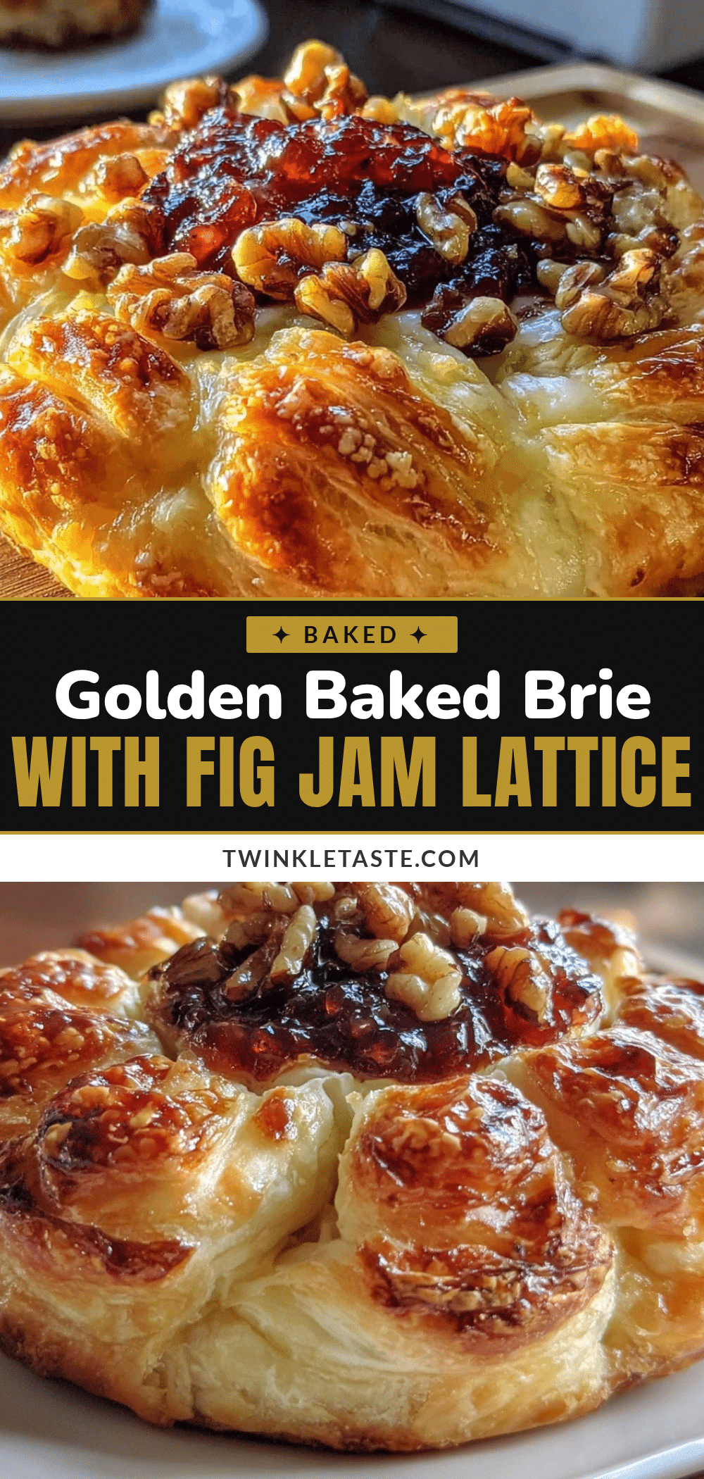 baked brie en croûte recipe